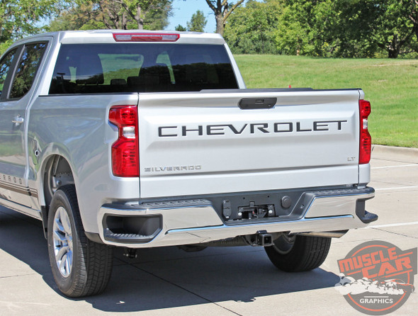 2019 Chevy Silverado Tailgate Stripes CHEVROLET 2019-2020 2021 2022 2023 2024